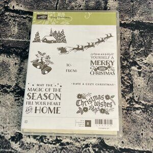Stampin' Up! COZY CHRISTMAS Rubber Stamp Set 139779